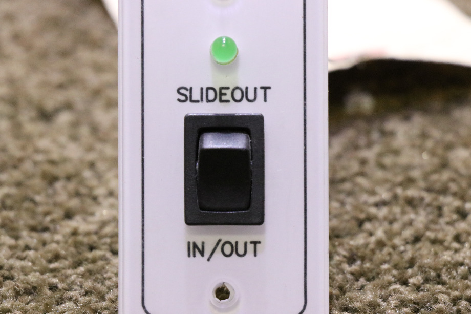 USED SLIDEOUT IN/OUT SWITCH PANEL NMBSNLOUT1 MOTORHOME PARTS FOR SALE RV Components 