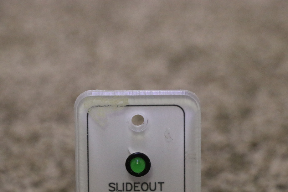 USED POSITRON CORP. SLIDEOUT IN / OUT SWITCH PANEL RV/MOTORHOME PARTS FOR SALE RV Components 