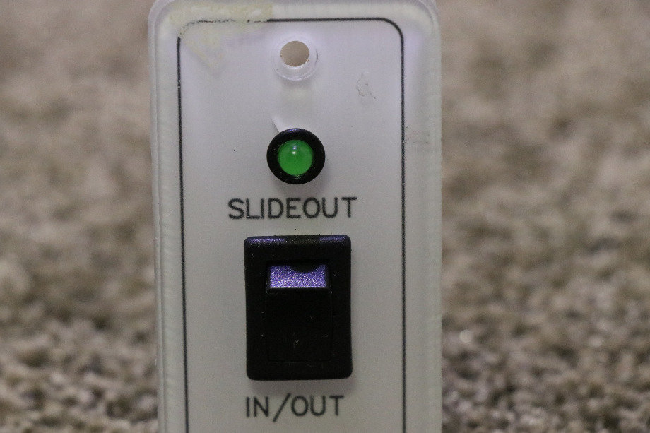 USED POSITRON CORP. SLIDEOUT IN / OUT SWITCH PANEL RV/MOTORHOME PARTS FOR SALE RV Components 