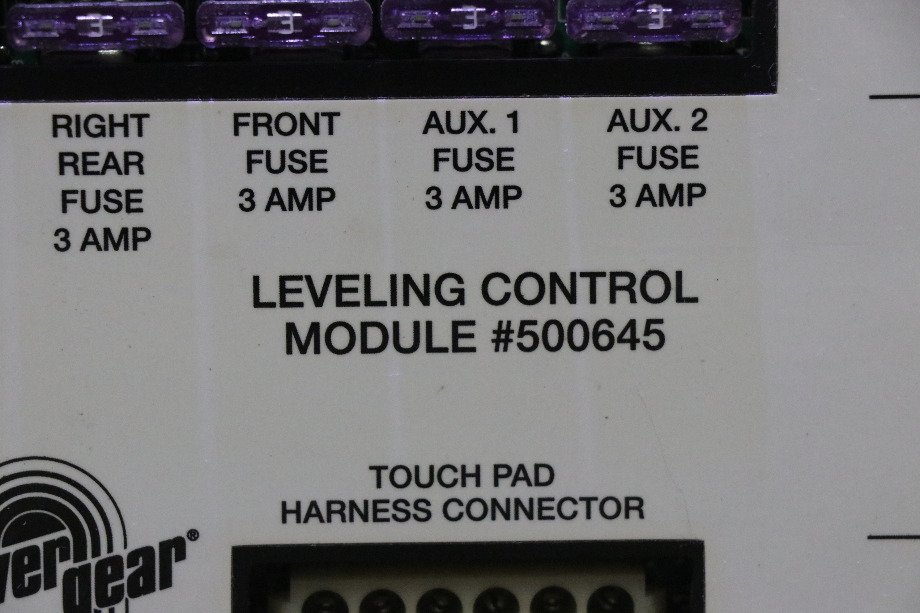 USED RV 500645 POWER GEAR LEVELING CONTROL MODULE FOR SALE RV Components 