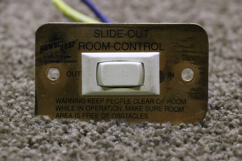 USED SLIDE-OUT ROOM CONTROL SWITCH PANEL BY POWER GEAR RV/MOTORHOME PARTS FOR SALE RV Components 