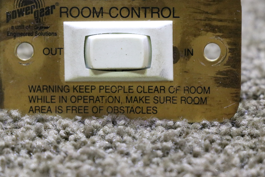 USED SLIDE-OUT ROOM CONTROL SWITCH PANEL BY POWER GEAR RV/MOTORHOME PARTS FOR SALE RV Components 