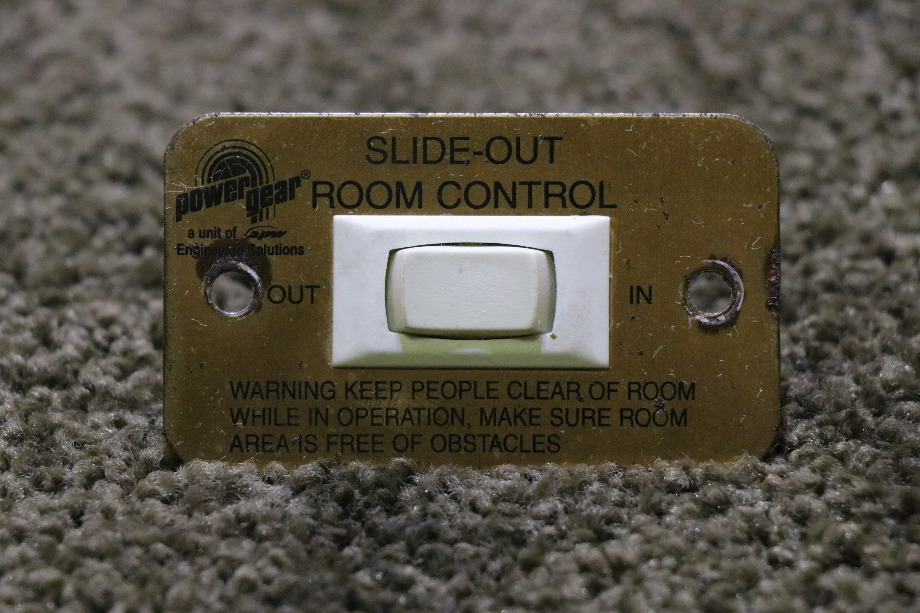 USED RV POWER GEAR SLIDE-OUT ROOM CONTROL SWITCH PANEL FOR SALE RV Components 