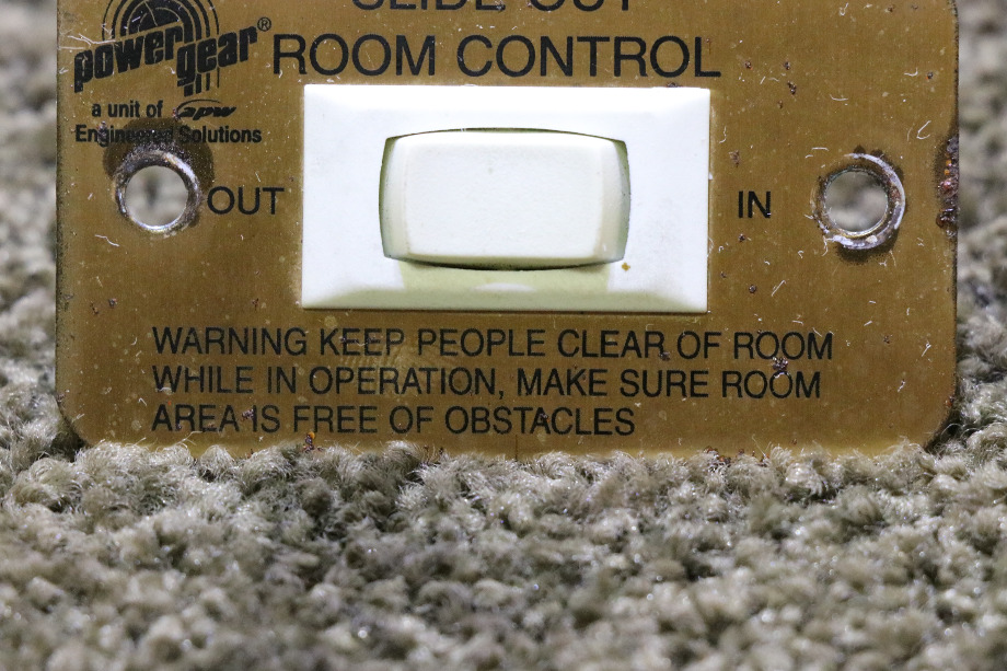 USED RV POWER GEAR SLIDE-OUT ROOM CONTROL SWITCH PANEL FOR SALE RV Components 