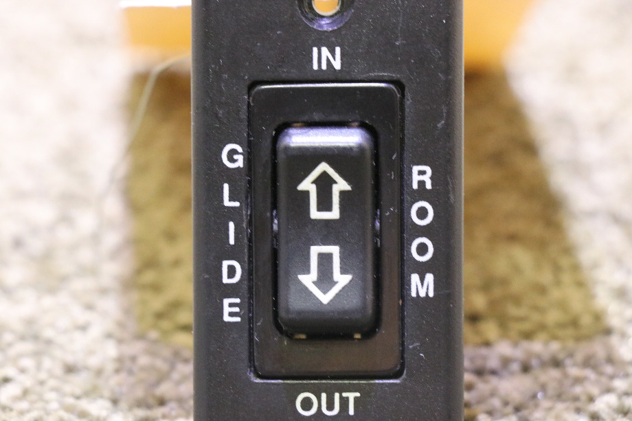 USED MOTORHOME GLIDE ROOM IN / OUT SWITCH PANEL FOR SALE RV Components 