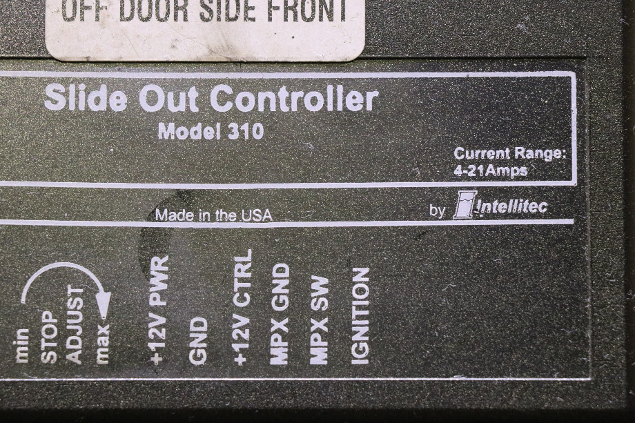 USED RV/MOTORHOME MODEL 310 INTELLITEC SLIDE OUT CONTROLLER 00-00525-310 FOR SALE RV Components 