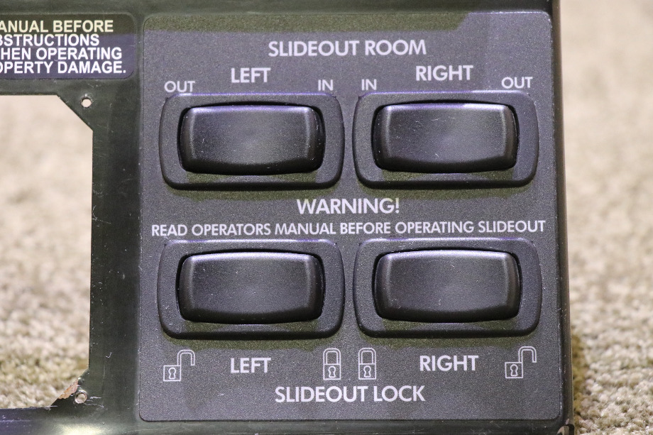 USED RV SLIDEOUT ROOM SWITCH PANEL FOR SALE RV Components 
