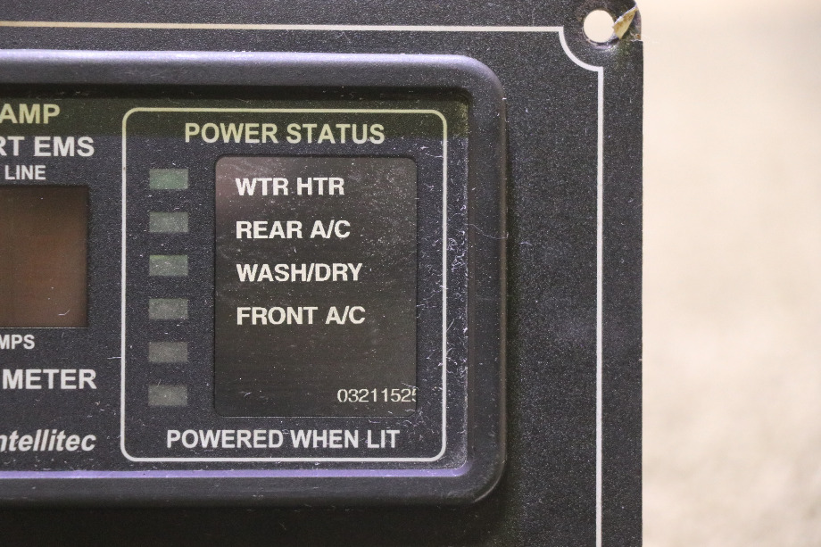 USED INTELLITEC 50 AMP SMART EMS DISPLAY PANEL MOTORHOME PARTS FOR SALE RV Components 
