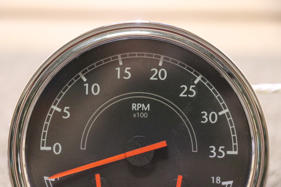 USED RV/MOTORHOME W22-00012-008 FREIGHTLINER 3 IN 1 TACHOMETER / FUEL / VOLT DASH GAUGE FOR SALE RV Components 