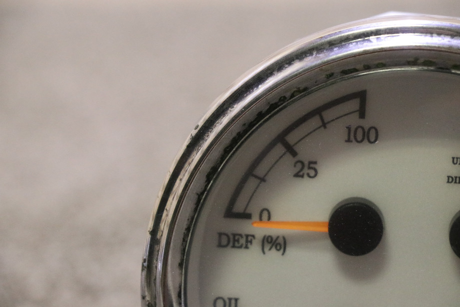 USED MONACO 4 IN 1 DEF / FUEL / OIL / TEMP DASH GAUGE MOTORHOME PARTS FOR SALE RV Components 