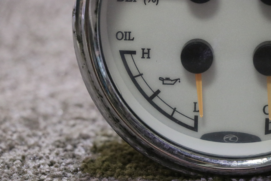USED MONACO 4 IN 1 DEF / FUEL / OIL / TEMP DASH GAUGE MOTORHOME PARTS FOR SALE RV Components 