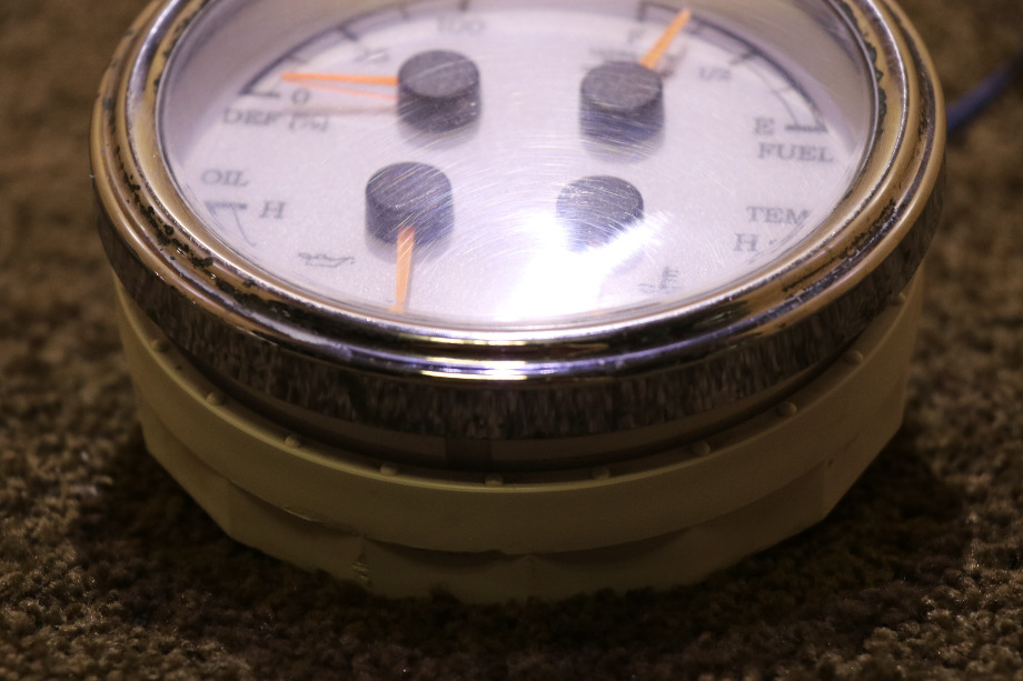 USED MONACO 4 IN 1 DEF / FUEL / OIL / TEMP DASH GAUGE MOTORHOME PARTS FOR SALE RV Components 