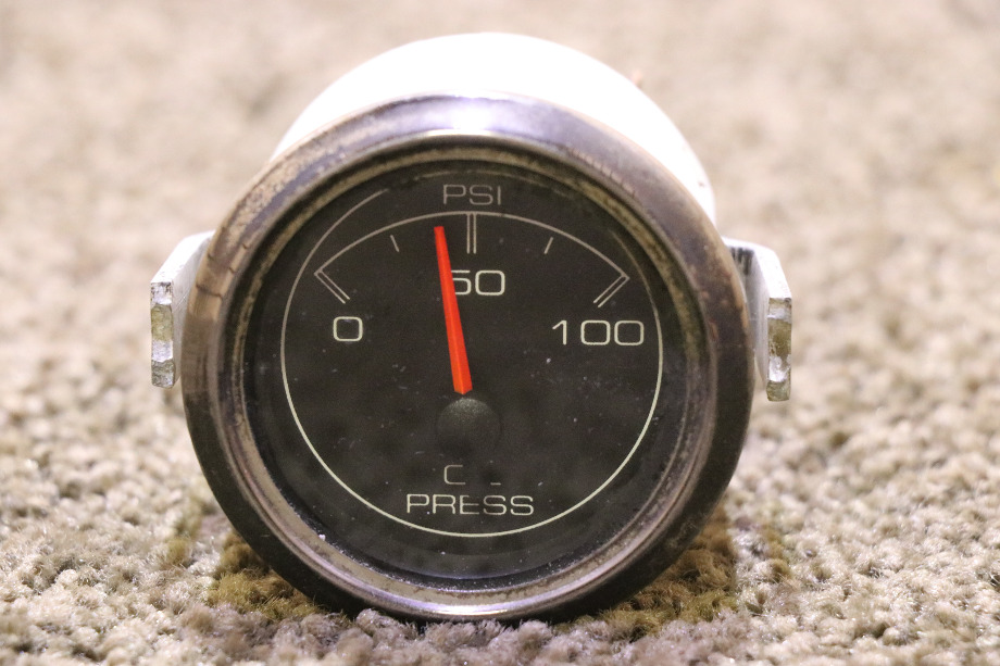 USED MOTORHOME OIL PRESSURE DASH GAUGE FOR SALE RV Components 