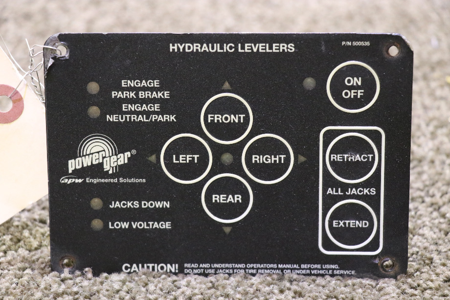 RV Components USED RV/MOTORHOME 500535 POWER GEAR HYDRAULIC LEVELERS