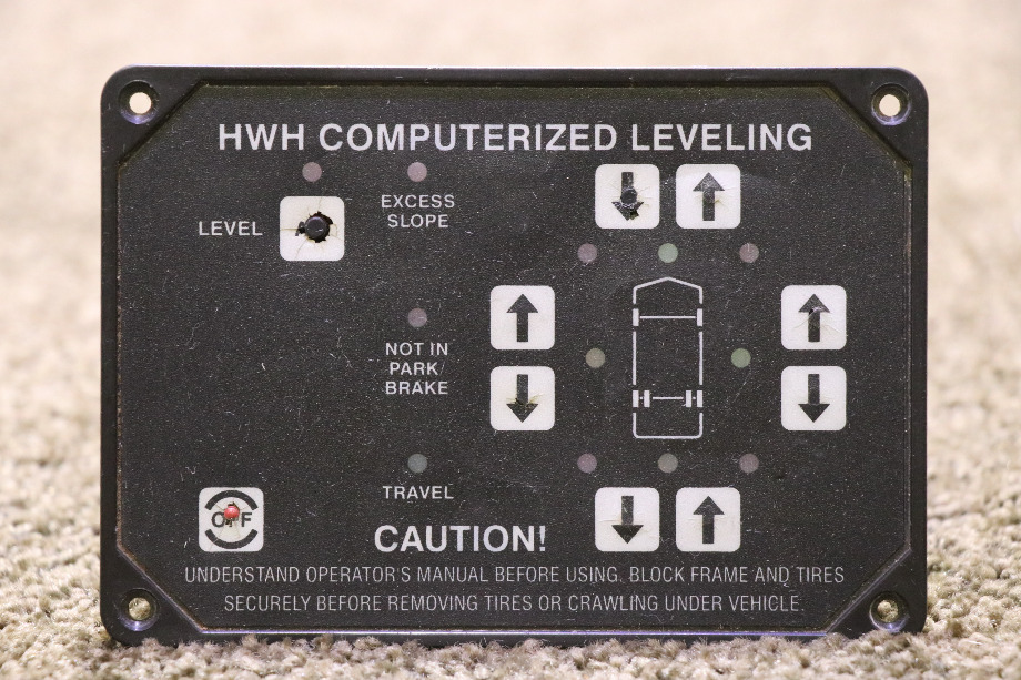 USED RV HWH COMPUTERIZED LEVELING TOUCH PAD FOR SALE RV Components 