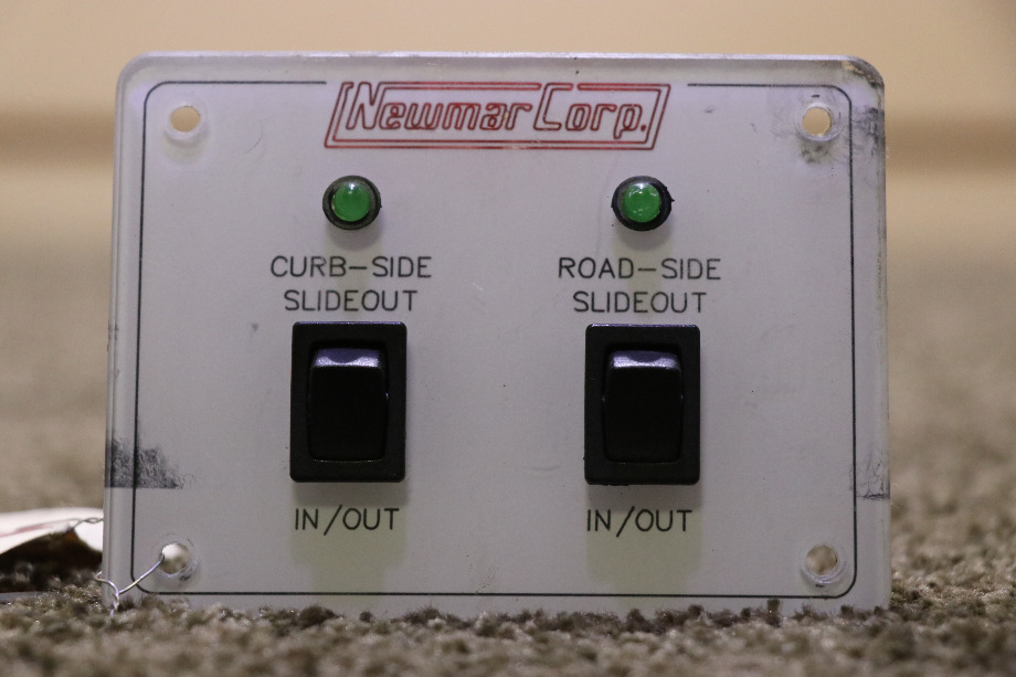 USED NEWMAR CORP CURB-SIDE & ROAD-SIDE SLIDEOUT SWITCH PANEL MOTORHOME PARTS FOR SALE RV Components 