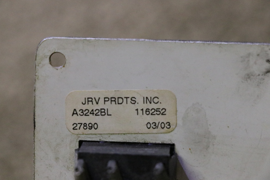 USED RV/MOTORHOME JRV A3242BL SLIDE ROOM SWITCH & KEY PANEL FOR SALE RV Components 