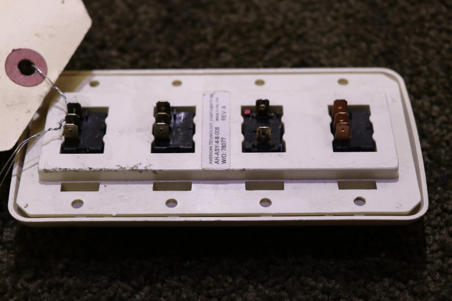 USED RV/MOTORHOME AH-ASY-4-8-008 GENERATOR SWITCH PANEL FOR SALE RV Components 