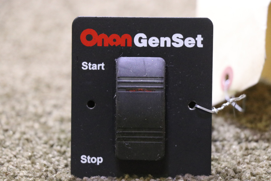 USED ONAN GENSET START/STOP SWITCH PANEL MOTORHOME PARTS FOR SALE RV Components 