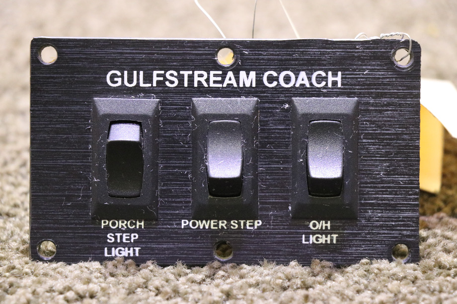 USED GULFSTREAM COACH 3 SWITCH PANEL RV PARTS FOR SALE RV Components 