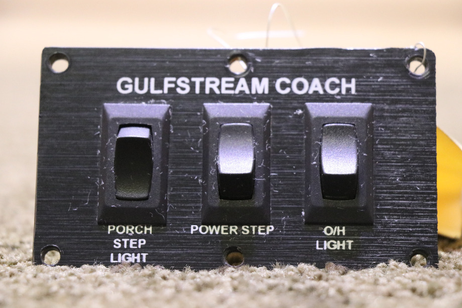 USED GULFSTREAM COACH 3 SWITCH PANEL RV PARTS FOR SALE RV Components 