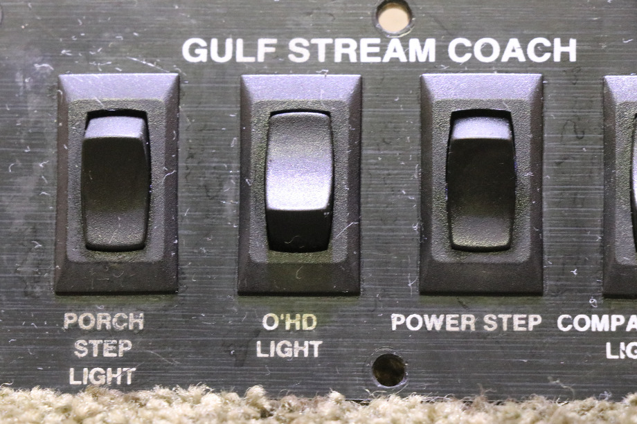 USED GULFSTREAM COACH 4 SWITCH PANEL MOTORHOME PARTS FOR SALE RV Components 