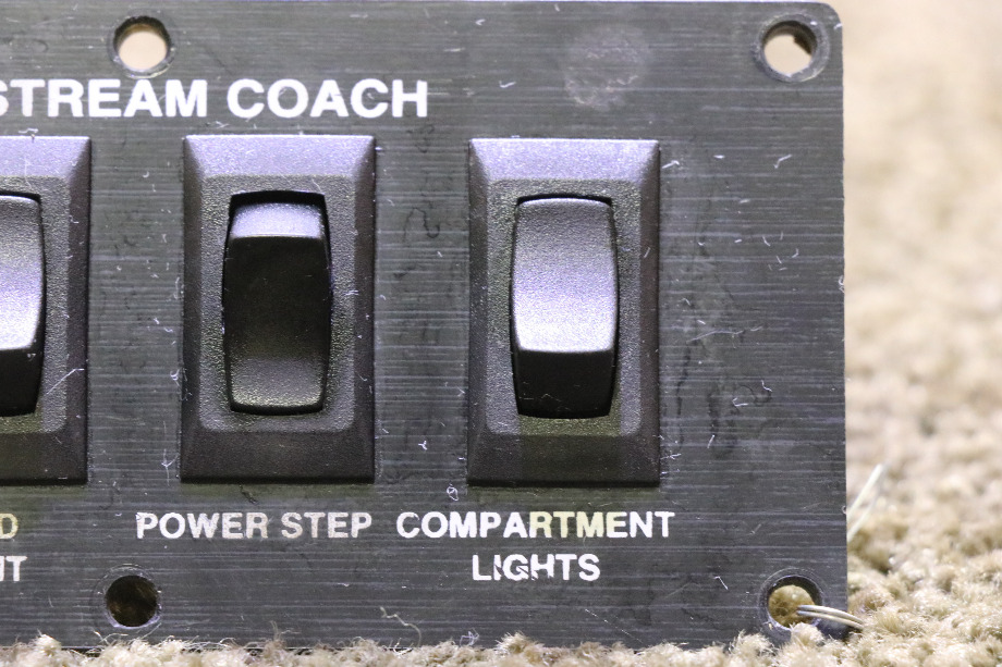 USED GULFSTREAM COACH 4 SWITCH PANEL MOTORHOME PARTS FOR SALE RV Components 