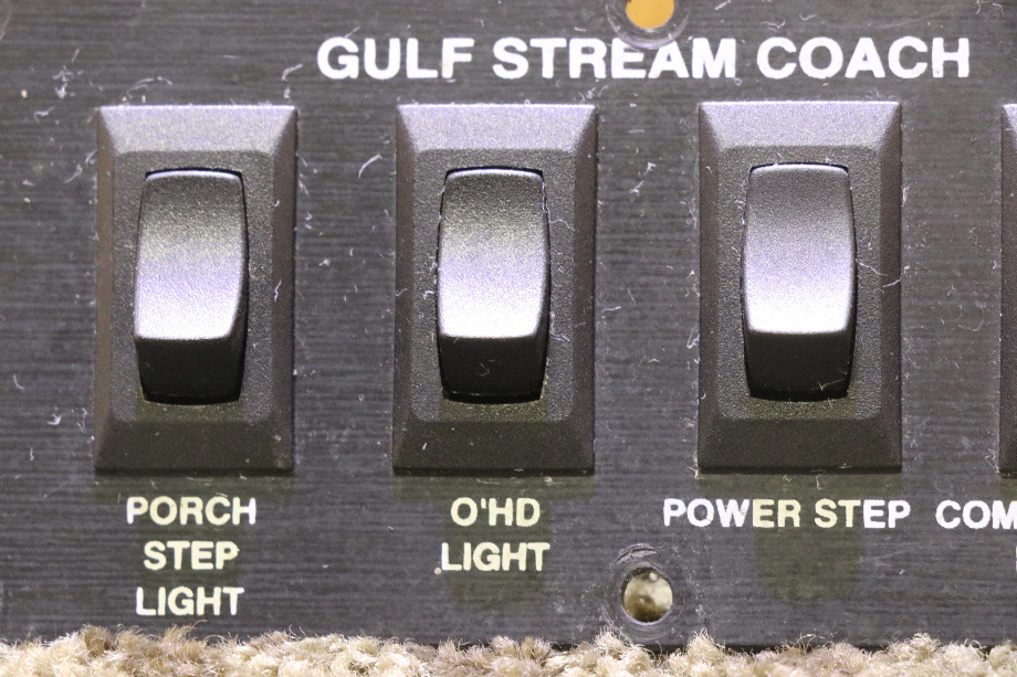 USED GULFSTREAM COACH 4 SWITCH PANEL RV/MOTORHOME PARTS FOR SALE RV Components 