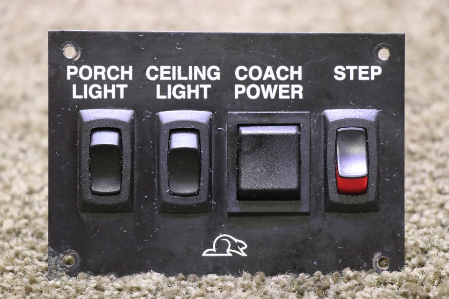 USED MOTORHOME BEAVER 4 SWITCH PANEL FOR SALE RV Components 