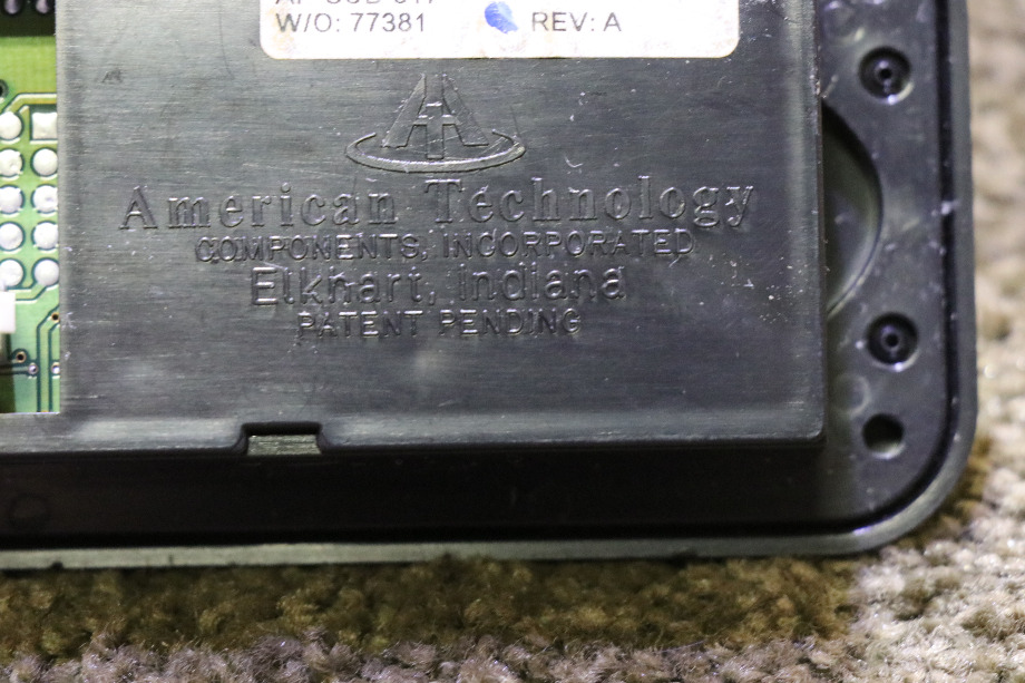 USED MOTORHOME AMERICAN TECHNOLOGY AP-SUB-017 COMPASS DISPLAY PANEL FOR SALE RV Components 