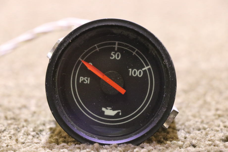 USED FREIGHTLINER W22-00005-010 OIL PRESSURE DASH GAUGE RV PARTS FOR SALE RV Components 