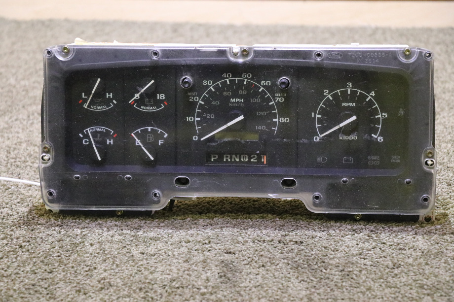 USED RV/MOTORHOME F2TF-10848-AA FORD DASH CLUSTER FOR SALE RV Components 