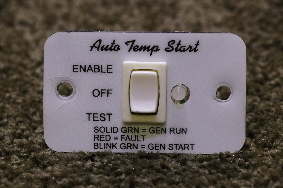 USED A9159WH AUTO TEMP START SWITCH PANEL MOTORHOME PARTS FOR SALE RV Components 