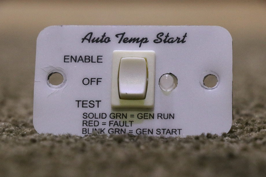 USED A9159WH AUTO TEMP START SWITCH PANEL MOTORHOME PARTS FOR SALE RV Components 