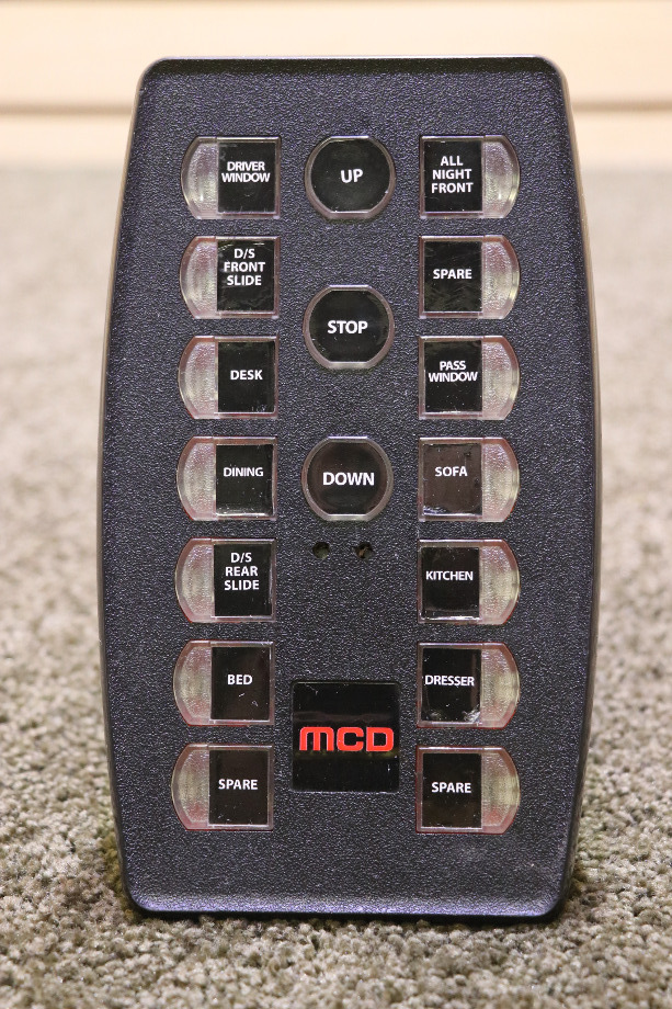 USED MCD BUTTON SWITCH PANEL RV/MOTORHOME PARTS FOR SALE RV Components 