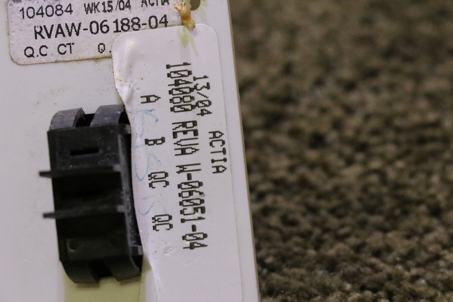 USED OFF / ON ROCKER SWITCH PANEL SANICON RV/MOTORHOME PARTS FOR SALE RV Components 