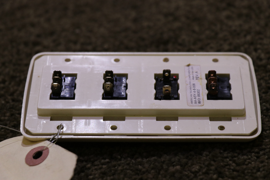 USED AMERICAN TECHNOLOGY AH-ASY-4-8-008 SWITCH PANEL FOR SALE RV Components 