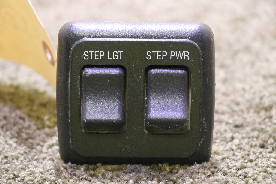 USED AMERICAN TECHNOLOGY STEP LGT / STEP PWR SWITCH PANEL RV/MOTORHOME PARTS FOR SALE RV Components 