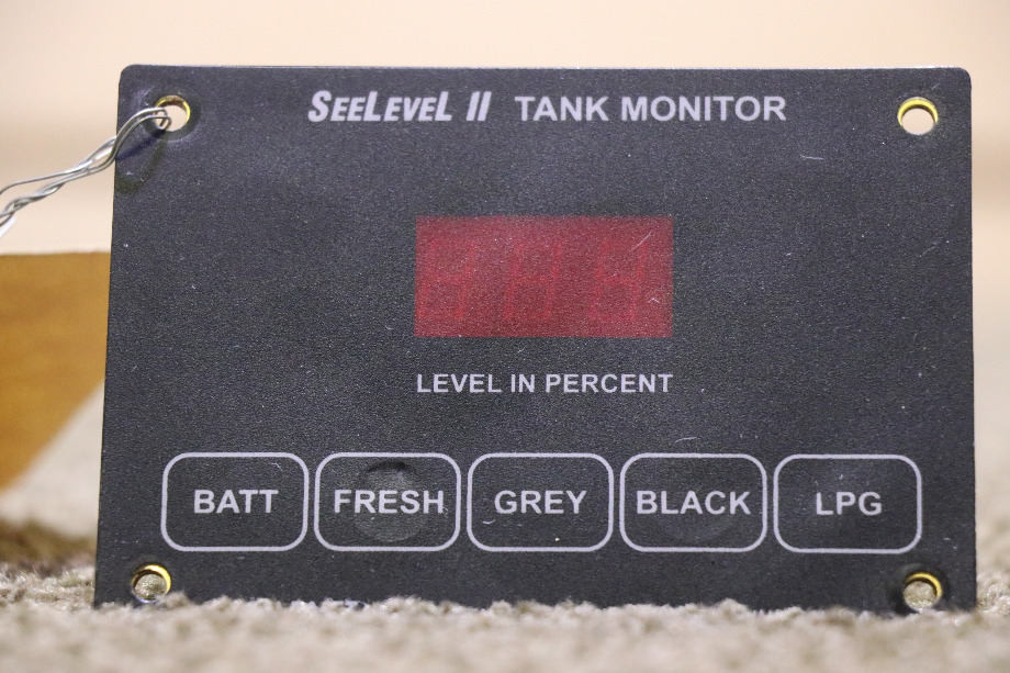 USED SEELEVEL II TANK MONITOR PANEL RV/MOTORHOME PARTS FOR SALE RV Components 