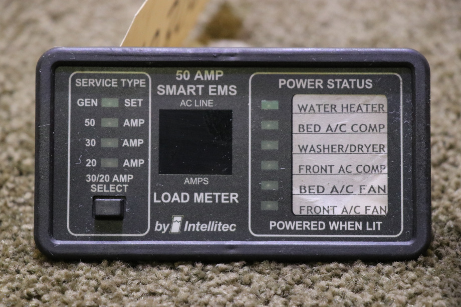 USED RV INTELLITEC 50 AMP SMART EMS DISPLAY PANEL FOR SALE RV Components 