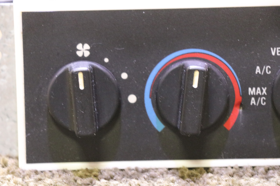 USED RV/MOTORHOME EVANS TEMPCON DASH AC SWITCH CONTROL PANEL FOR SALE RV Components 