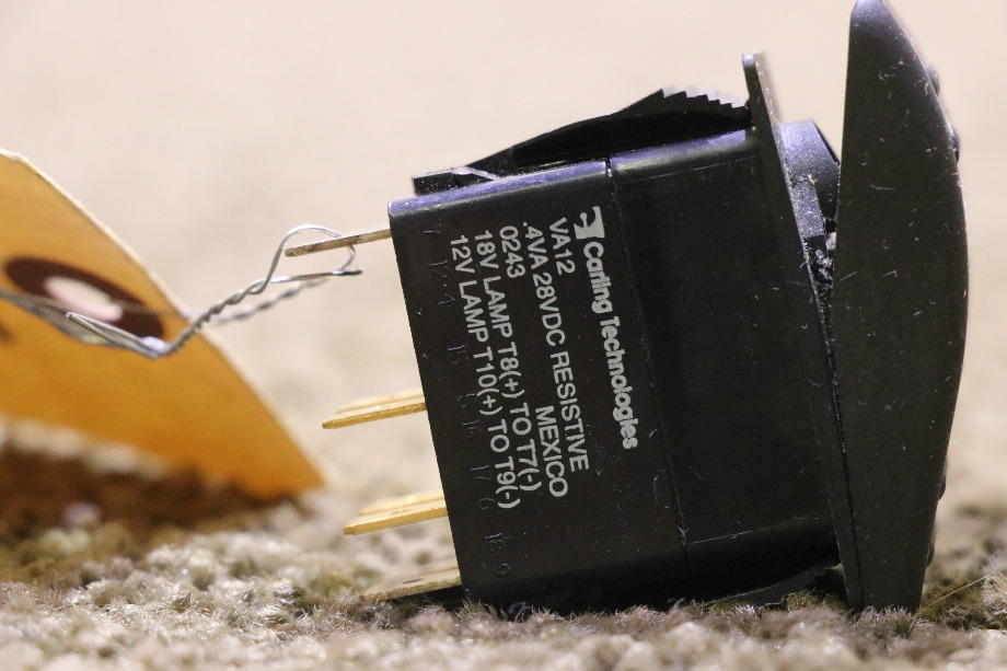 USED MOTORHOME BRAKE HI / LO VA12 DASH SWITCH FOR SALE RV Components 