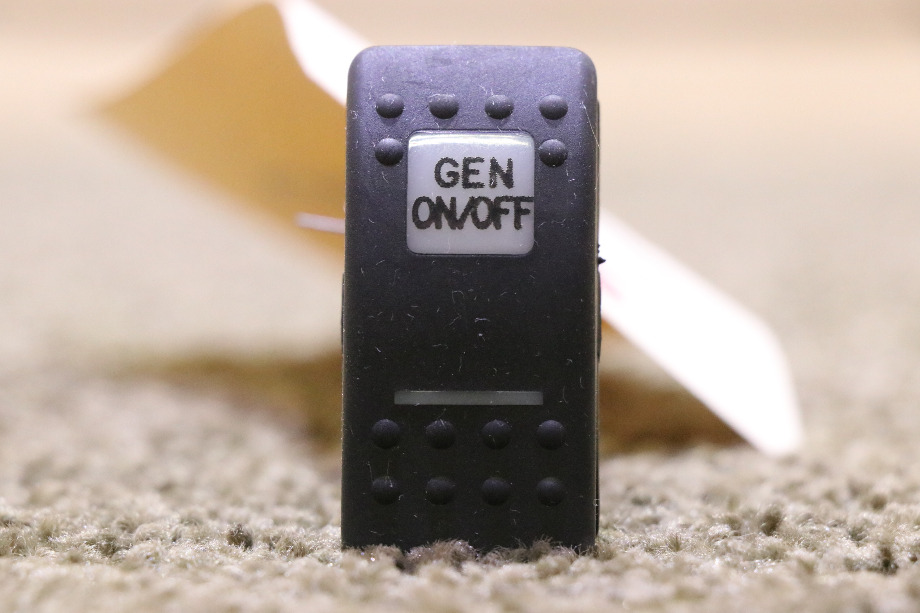 USED GEN ON / OFF DASH SWITCH V8D1 RV/MOTORHOME PARTS FOR SALE RV Components 