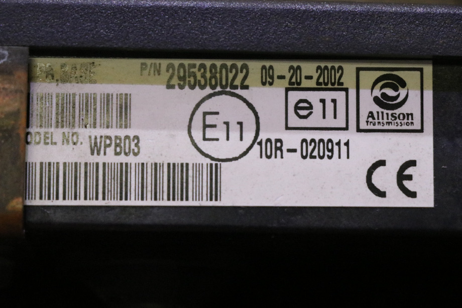 USED 29538022 ALLISON TRANSMISSION SHIFT SELECTOR TOUCH PAD MOTORHOME PARTS FOR SALE RV Components 