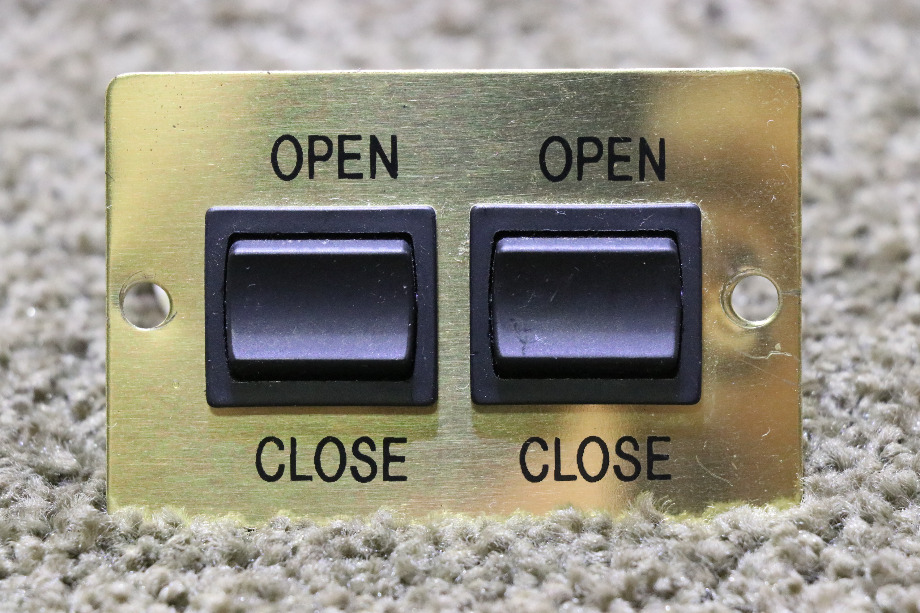USED MOTORHOME DOUBLE SWITCH A9360 GOLD SWITCH PANEL FOR SALE RV Components 