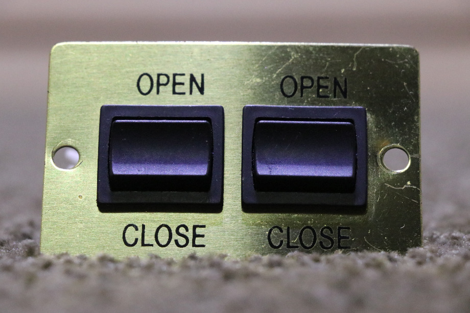 USED MOTORHOME DOUBLE SWITCH A9360 GOLD SWITCH PANEL FOR SALE RV Components 