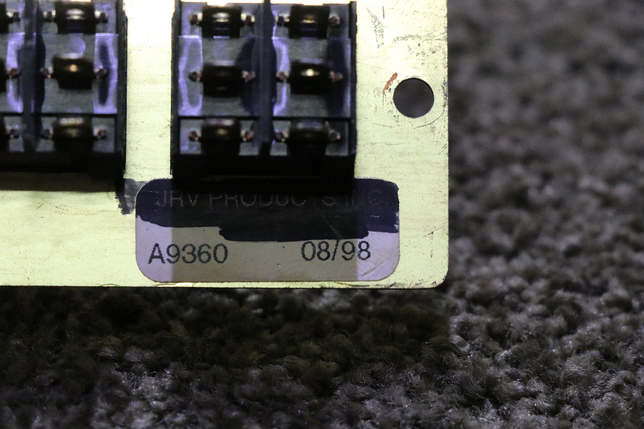 USED RV/MOTORHOME A9360 DOUBLE OPEN / CLOSE GOLD SWITCH PANEL FOR SALE RV Components 