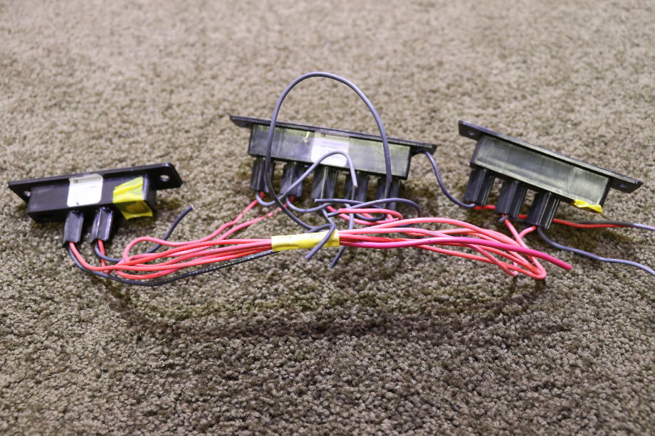 USED SET OF 3 DASH WARNING LIGHT BARS RV PARTS FOR SALE RV Components 