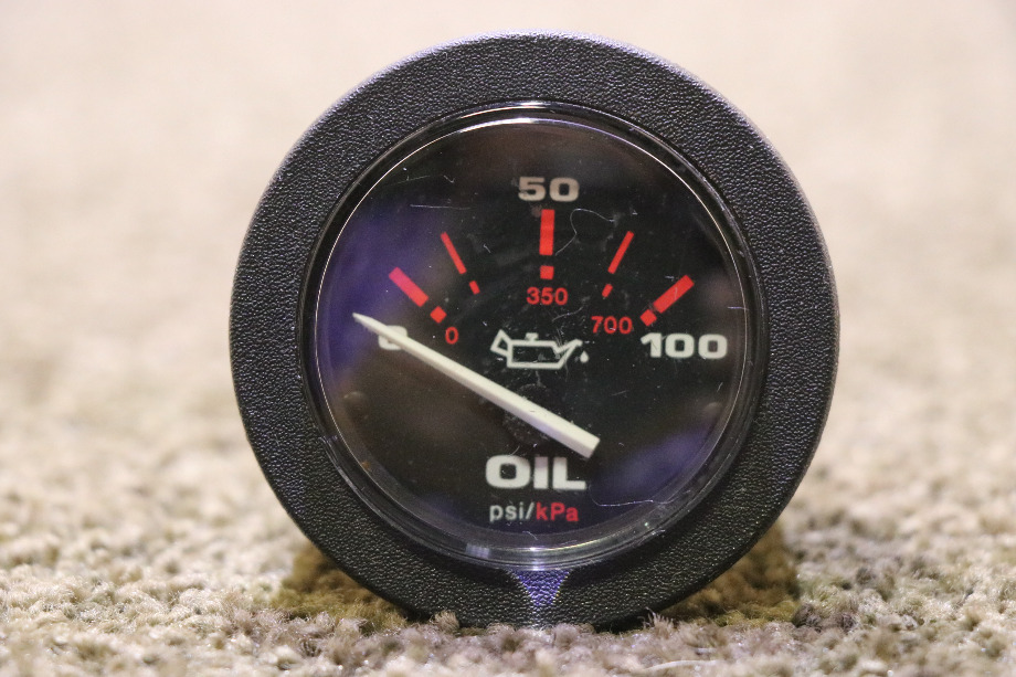 USED OIL PRESSURE 10181 DASH GAUGE RV/MOTORHOME PARTS FOR SALE RV Components 