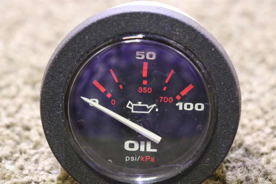 USED OIL PRESSURE 10181 DASH GAUGE RV/MOTORHOME PARTS FOR SALE RV Components 